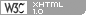 W3C XHTML 1.0